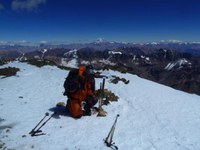 L'aquilano Mario Placidi Spring scala i 7 mila metri dell'Aconcagua