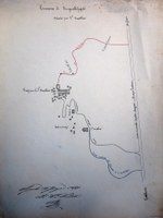 1877 - S.Anatolia planimetria nuova strada