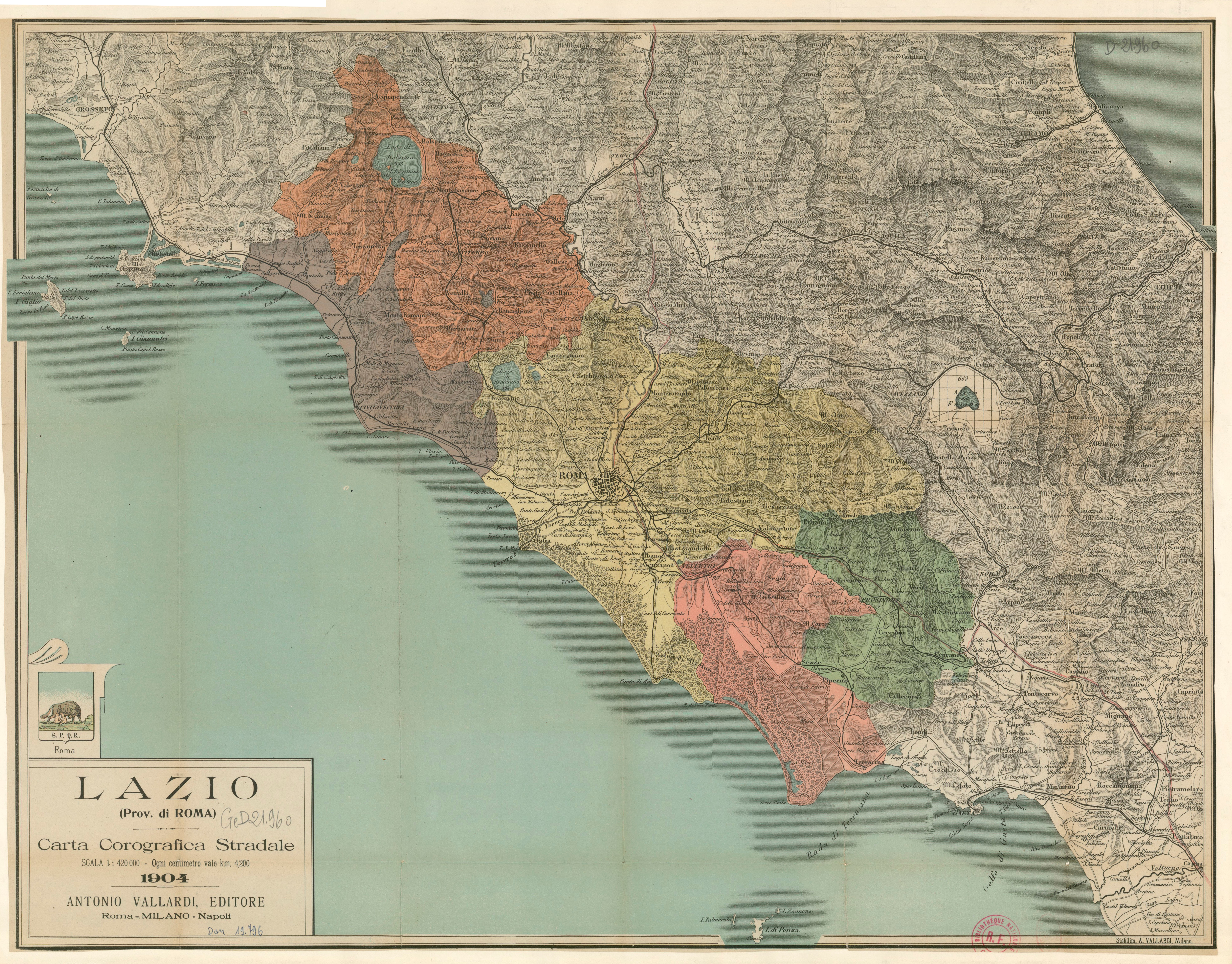 1904 - Lazio - Provincia di Roma