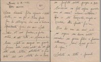 1943 - I lettera di Domenico Spera
