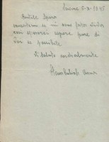 1945 - Lettera di Anna Stambulich