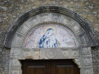 Dettaglio portale dopo il restauro