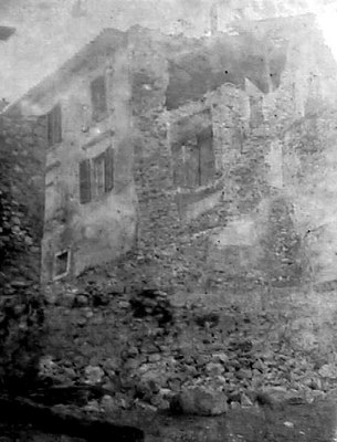 Ruderi dopo il terremoto del 1915
