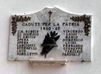 S.Anatolia - Lapide dedicata ai Caduti nella II Guerra Mondiale